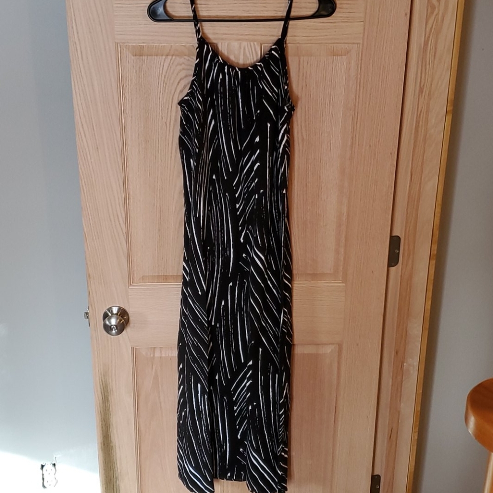 Black and White Maxi Dress